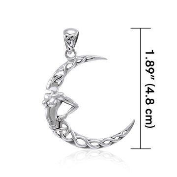 Celtic Knot Moon Goddess Pendant TPD4322 - Jewelry